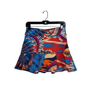 Dona Jo JoJo Skirt Skort Size 2 Medium Multicolor Pickleball Tennis Golf Sporty
